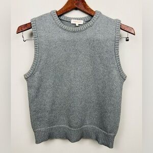 DEMYLEE New York Sett Vest · Gray Cotton Knit